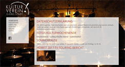 Desktop Screenshot of kulturverein-giebelstadt.de